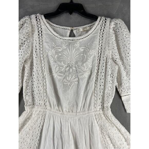 LoveShackFancy White Mini Dress - Picture 4 of 9